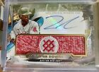 2023 Topps Inception Autograph Game Sock Relic Jeter Downs 1/1 - Boston Red Sox