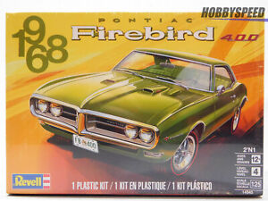 REVELL 1968 PONTIAC FIREBIRD 400 PLASTIC MODEL CAR KIT 1:25 SCALE RMX14545 NEW