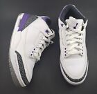 Nike Air Jordan 3 Retro Mid Dark Iris Purple/White (CT8532-105) Men's Size 8.5