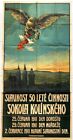 Original Vintage Poster SOKOL - ANNIVERSARY - SPORT - AUSTRIA-HUNGARY - 1911