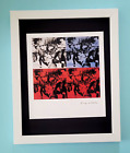 ANDY WARHOL 1984 SIGNED AWESOME 'THE RIOT