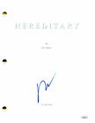 Ari Aster Signed Autograph Hereditary Full Movie Script  Starring Alex Wolff JSA