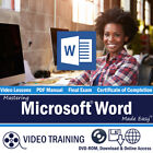 Learn WORD for Microsoft 365 Training Tutorial DVD-ROM Course 10 Hours