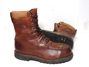 LL Bean Work Boots  Gore~Tex ~VIBRAM  GumLite Soles Upland Kangaroo Men’s Sz 13M