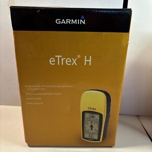 NEW eTrex H Portable GPS Receiver - Yellow (010-00631-00)