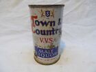 TOWN & COUNTRY V.V.S. MALT LIQUOR FLAT TOP BEER CAN~SUNSHINE,READING,PA.
