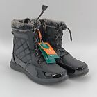 Sporto Women's Iceland Winter Boots - Black - Size 8W  AF1-30