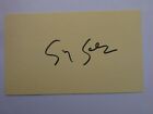 Soupy Sales Signed Index Card with COA