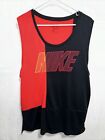 Men’s Corral And Black Nike Tank Top