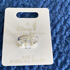 Disney Parks Mickey Double Icon Ring Swarovski 925 Sterling Silver Size 6