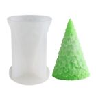 Vertical Christmas Tree Silicone Candle Mold Fondant Cake Chocolate Candy Bak...