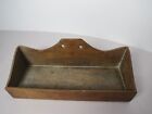 Antique early Primitive  Wood Wall  box