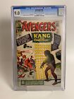 Avengers #8 CGC 9.0 (1964, Marvel) 1st appearance of Kang! Stan Lee Jack Kirby