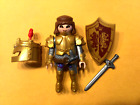 Playmobil,GOLD KNIGHT with SHIELD,SWORD,DAGGER