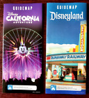 2 NEW Disneyland Park Anaheim CA California Adventure 2023 Maps English June MAY