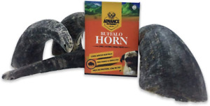 Buffalo Horn 4 Pack Small Long Lasting 100% Natural Water Dog Chews 4 Pack Small