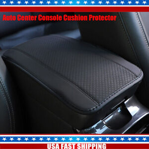 Car Center Console Cushion Pad PU Leather Auto Armrest Box Cover Protector Mat (For: 2023 Kia Rio)
