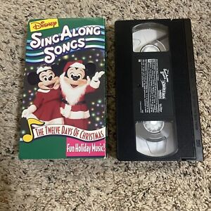 Disneys Sing Along Songs - The Twelve Days of Christmas Holiday (VHS, 2001)