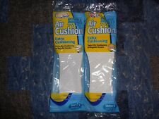 2 Pair Preferred Plus Pharmacy Air Cushion Double Insoles for Men Size 8-12