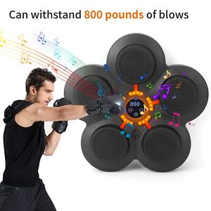 Music Boxing Rechargeable Wall Mount Home Smart Boxing Target Workout Machine