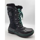 Sorel Tofino II Luxe Winter Black Green Women's Boots Size 7