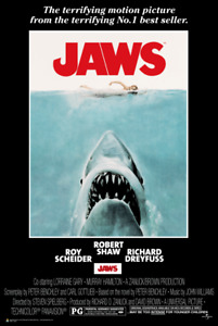 Jaws Movie Poster 24-Inch by 36-Inch
