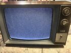 ZENITH CRT B&W TV 80s RETRO Solid State Vintage Television N128W |TESTED| RARE