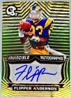 2021 Panini Chronicles Flipper Anderson Auto Gold Parallel SSP INV-FLA Rams