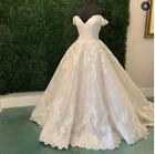 Allure Couture Off Shoulder Ball Gown, C461 Wedding Dress Ivory