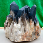 39.9LB Natural Beautiful Black Quartz Crystal Cluster Mineral Specimen