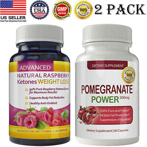 Raspberry Ketone Weight Loss & Pomegranate Extract Appetite Suppressant Capusles
