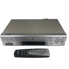 New ListingZenith 4 Head Hi-Fi Stereo VHS VCR VCS442  With Remote Working Video Transfer
