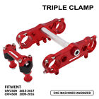 Triple Tree Clamps Steering Stem Riser Mount Clamp For CRF250R CRF450R Dirt Bike