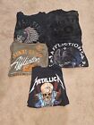 Lot of 5 shirts, Metallica L , Affliction x 3 XL, Archaic XLic