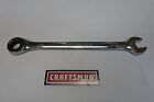 CRAFTSMAN RATCHETING COMBINATION WRENCH SAE1/4 5/16 11/32 3/8 7/16 1/2 9/16 3/4