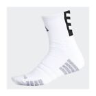 NEW Adidas Creator 365 Aeroready Basketball Cushioned Crew Socks White Small