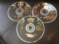 The Lord of the Rings lot 3 Movies see pics and details DVDs only!