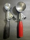 Vintage Lot Of 2 Ice Cream Scooper Hamilton Beach And Croford Stainless