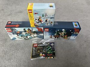 LEGO Christmas Lot (30576, 40416, 40424, 40484) New & Sealed