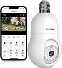 LaView 4MP Bulb Security Camera 2.4GHz 360° 2K Wireless Outdoor Motion Detection
