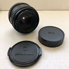 Makinon Auto 28mm f 2.8 Multi Coated Camera Lens W/ Caps Case Pentax PK Mount