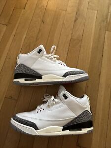 Jordan 3 White Cement Size 11.5 2023 Re Imaged Used
