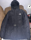 The North Face Coat 550 Down Hyvent Belted Hooded Jacket Black Girls Size Large