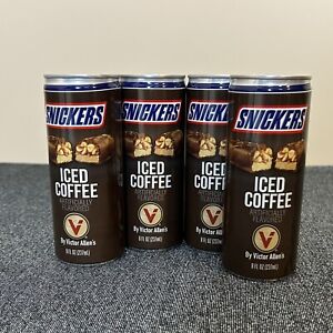 New ListingSnickers Iced Coffee by Victor Allen's  4 Single Serve Cans  8 fl. oz each