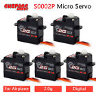 2g Digital Servo Micro Plastic Gear Servo for RC Airplanes Fixed-wing Helicopter