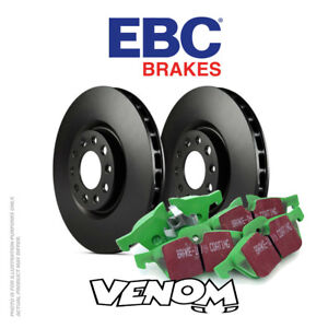 EBC Front Brake Kit Discs & Pads for Jaguar S Model 3.4 63-66
