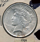 New Listing1924 Liberty Peace  Dollar- EXC