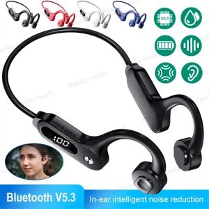 Bluetooth 5.3 Bone Conduction Headphones Wireless Outdoor Sport Headset Earbuds
