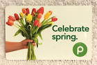 Publix Supermarket Celebrate Spring Big Bouquet of Pretty Tulips 2021 Gift Card