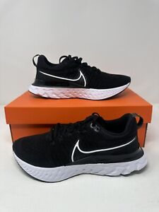 Nike React Infinity Run FK 2 Black White Running Sneakers CT2423-002 Womens Size